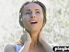 totally wet big tits milf cara mell exposed curvy body 😍