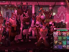 Magical gay furry cartoon game porn featuring bondage and double penetration