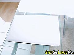 Stepteen in Glasses Overwhelmed by Big Cock Amateur Fuck