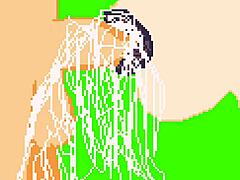 Hentai Blowjob With Big Dick In Pixel Art