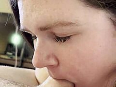 sexy bbw poppy cohen sucks cock in pov