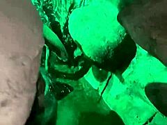 Mel Khalifa In Group Gangbang With Deepthroat And Cumshot Action.