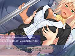 i'm voyeuring asaka masturbatin on the train with big tits.