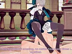 Uncensored Lynette Blowjob In Genshin Impact Anime.