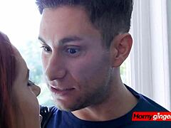 Ginger Edyn Blair's Green Lingerie Removed