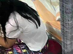 Carahoney swallows big cumshot after blowjob.