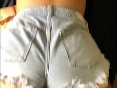 Real amateur teen bent over for perfect ass pounding.