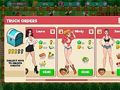 nutaku booty farm hentai game part 14 with milf flashing in fantasy ranch