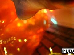 sexy dani teases her tight wet pussy