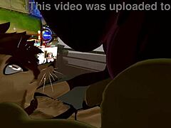 plushy and his femboy friend share rough quickies with big cock action