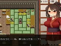 Experience the anime game Kunoichi Peony with its busty female characters