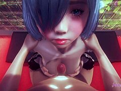 Rem Hard Sex Handjob Blowjob Boobjob Threesome