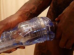 I masturbae with fleshlight and cum hard