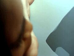 latina with big tits bounces her huge ass on a white toy in solo play.