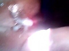 ebony wife cheats with anal cum on ass