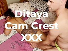 ditaya's big ass pounded by muscular bodybuilder