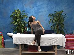 Ravishing Babe Enjoys Detailed Massage Session With Relaxation Techniques