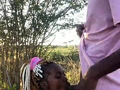 She Got Caught Skipping Classes, Creampied by Local Resident Outdoors