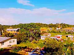 Latina Feels Great Riding Big Cock Outdoor