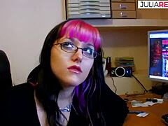 अंत में मेरी सहकर्मी की गैंड में पाउंड किया!