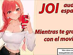 Bold instructions to masturbate while recording with mobile phone