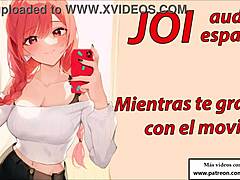 Bold instructions to masturbate while recording with mobile phone