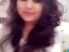 Sona Bhabhi flashes big nipples in wild web chat show