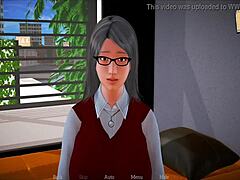 Blonde 3D Cartoon Babe Dominates in Erotic Anime Scene