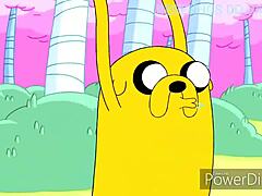 Adventure time cartoon series one hour episode.