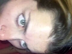 girlfriend swallows cum after blowjob and handjob, wants facial?