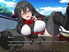 Samurai Vandalism outdoor action with intense fingering in part 10.