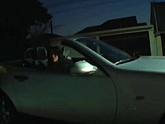 Raw sex in a Mercedes with big boobs and tight ass