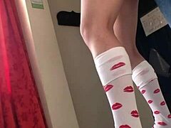 Busty petite 18+ fingered to orgasm, pussy gets wet