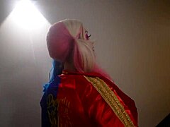 Harley Quinn’s pink pussy wrecked by Joker, wow!