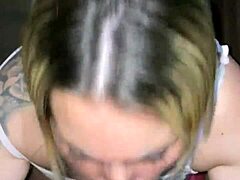 watching her deepthroat and spit all over it feels so raw