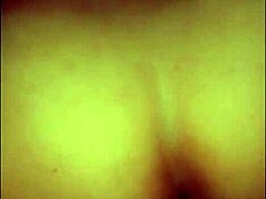 Busty chocolate babe squirts hard from pov fingering and banging