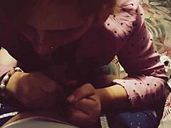 doña gives epic deepthroat in stockings, ending with a happy anal finish.