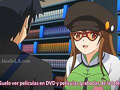Anime hentai episode 2 plays out with Spanish subtitles