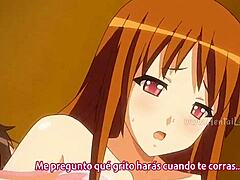 Anime hentai episode 2 plays out with Spanish subtitles