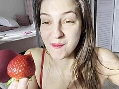 i’m obsessed with melena maria rya in sexy red lingerie