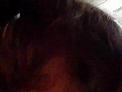 samantha goes down on a thick cock in a daring public spot with amateurs watching.