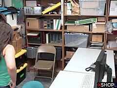 Teen Caught in Office by Security for Group Action