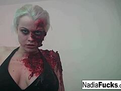 Sexy Zombie Explores Her Body in Intriguing Encounter