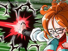 Android 21 in the most seductive scene in Kame Paradise 3