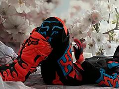 Gay motocross accident with boots