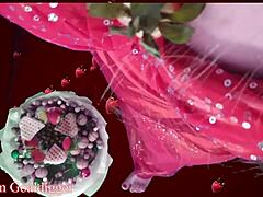 Intense food porn with financial domination and masturbation