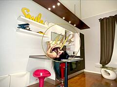 Goddess teases with feet and ass in pov domination