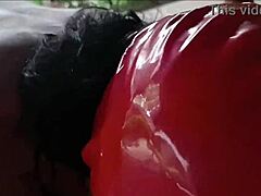 laura in heels, sexy milf sucking big cock pov