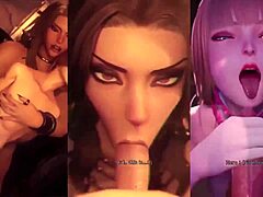 A compilation of 3D HMV hentai scenes unfolds in this narrative.