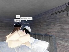 Roblox porn with Kiwi and Saiko in a hot condo scene